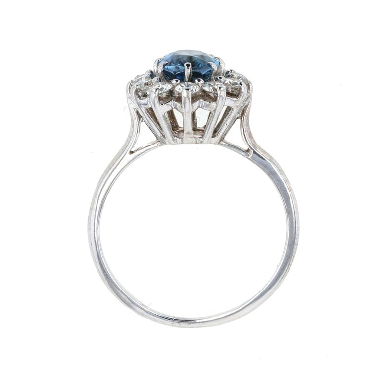 Bague topaze 0.84 carat et...
