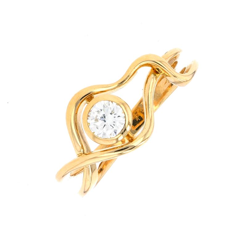 Diamond ring 0.33 carat...