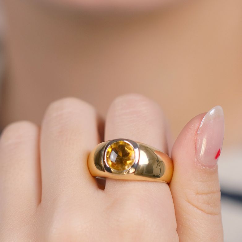 Citrine ring 3.56 carats 2...