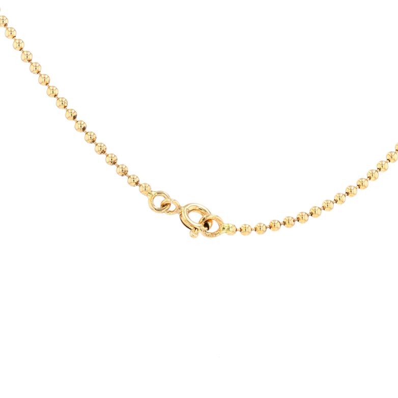 Yellow gold ball chain 4.88g