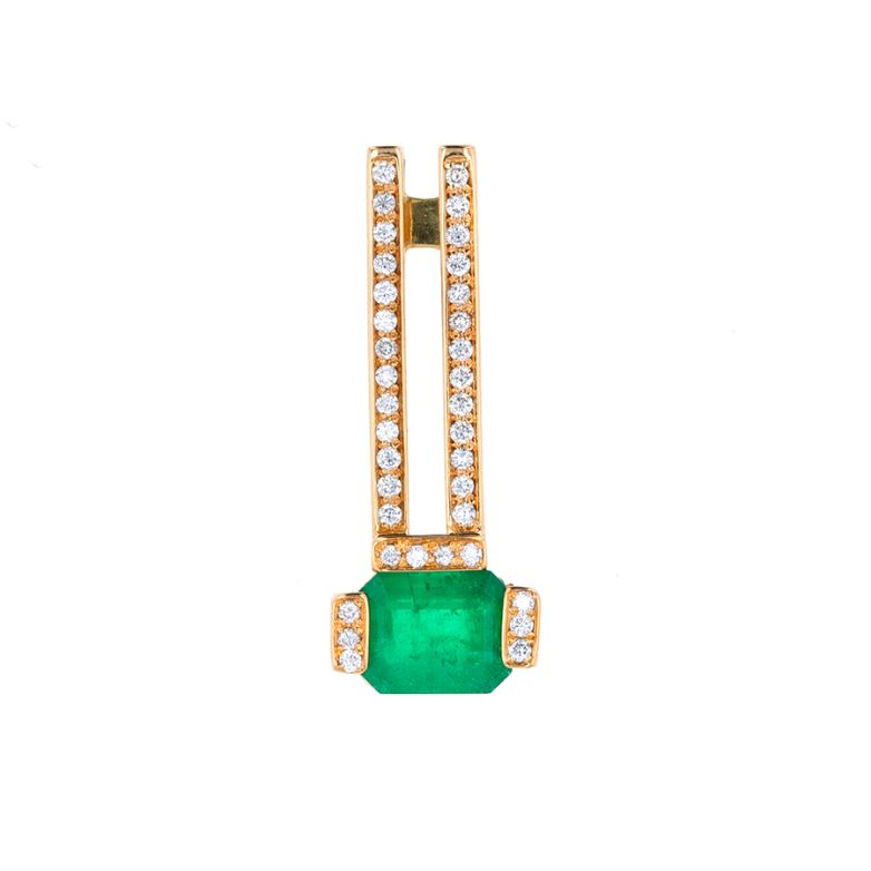 Pendant emerald 2.26 carats...