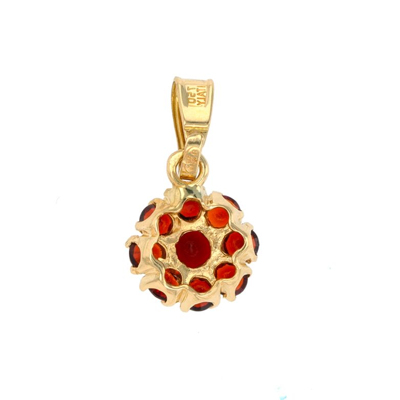 Pendant garnets 1.21 carats...