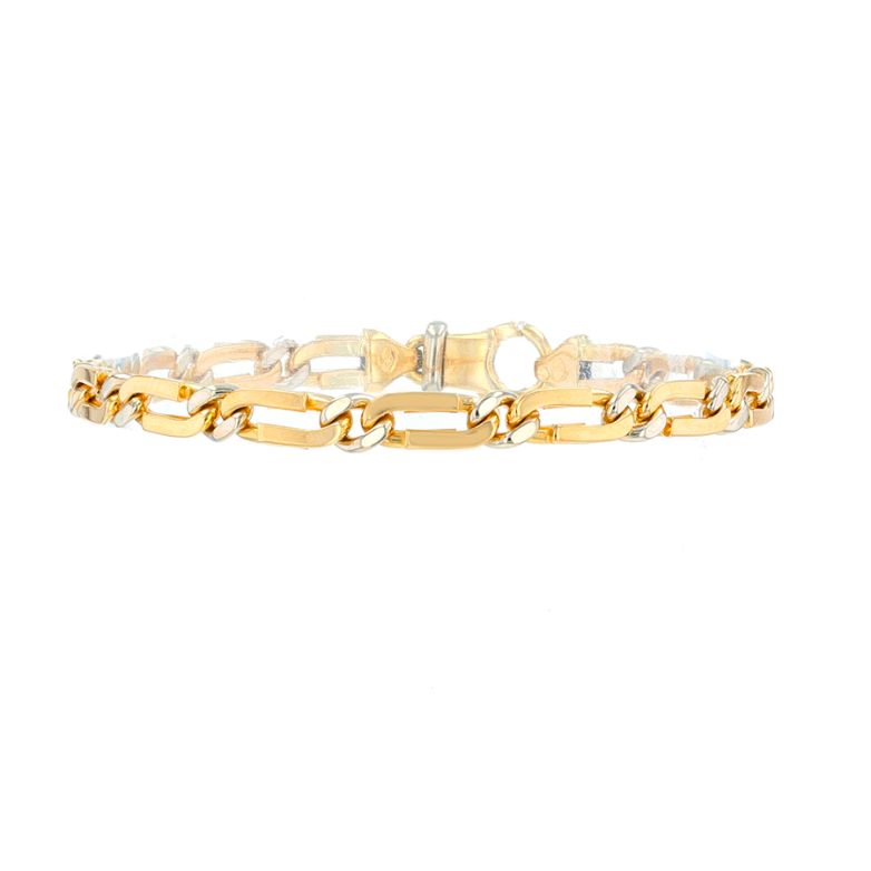 Bracelet maille alternée 2...
