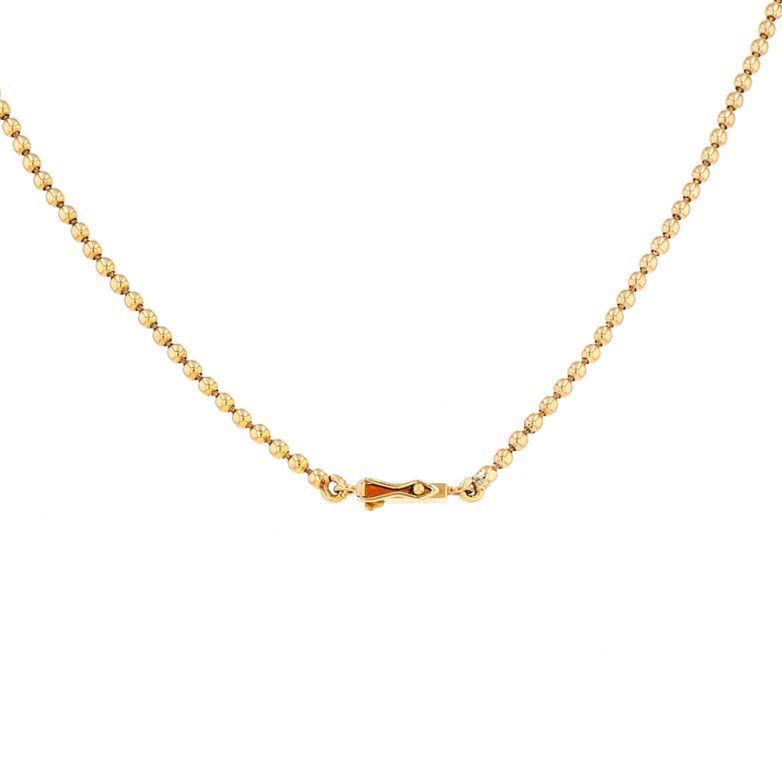 Yellow gold ball chain 7.68g