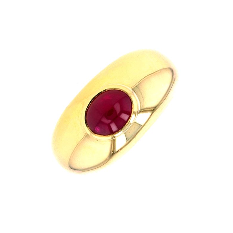 Ruby ring 1.37 carat yellow...