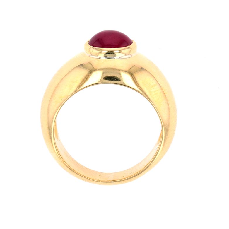 Ruby ring 1.37 carat yellow...