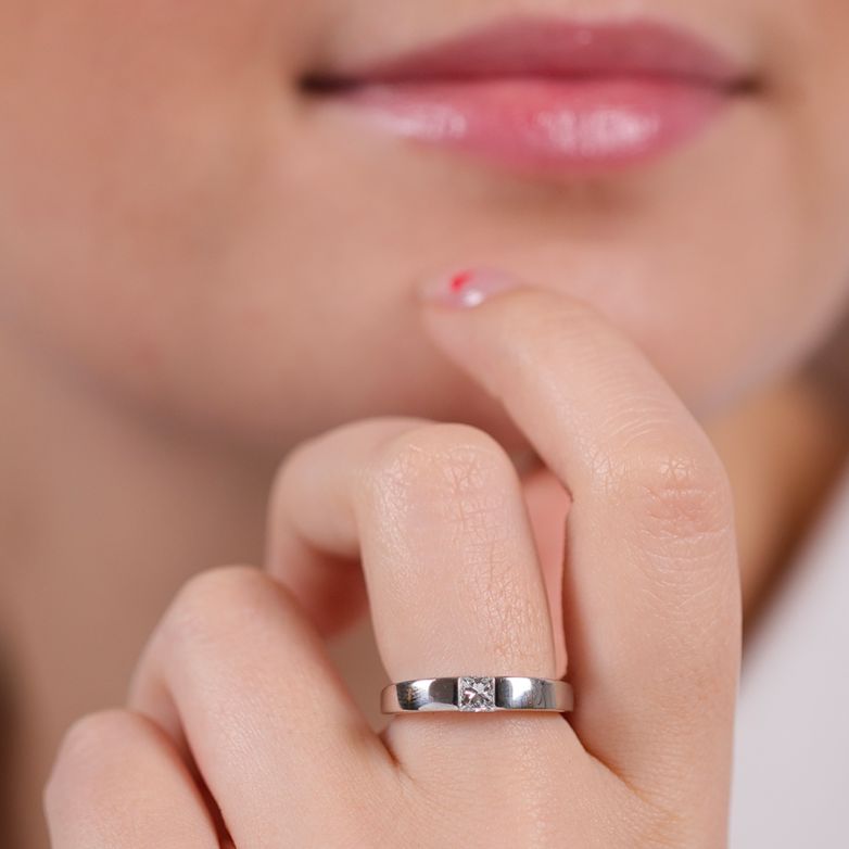 Solitaire diamond 0.27...