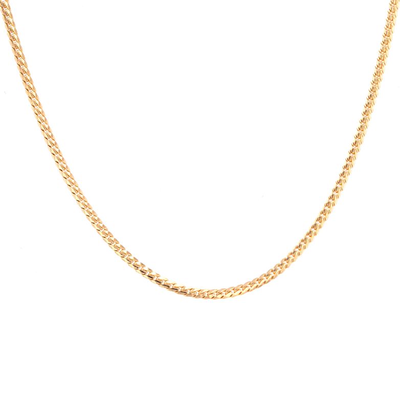 9.98g yellow gold curb chain