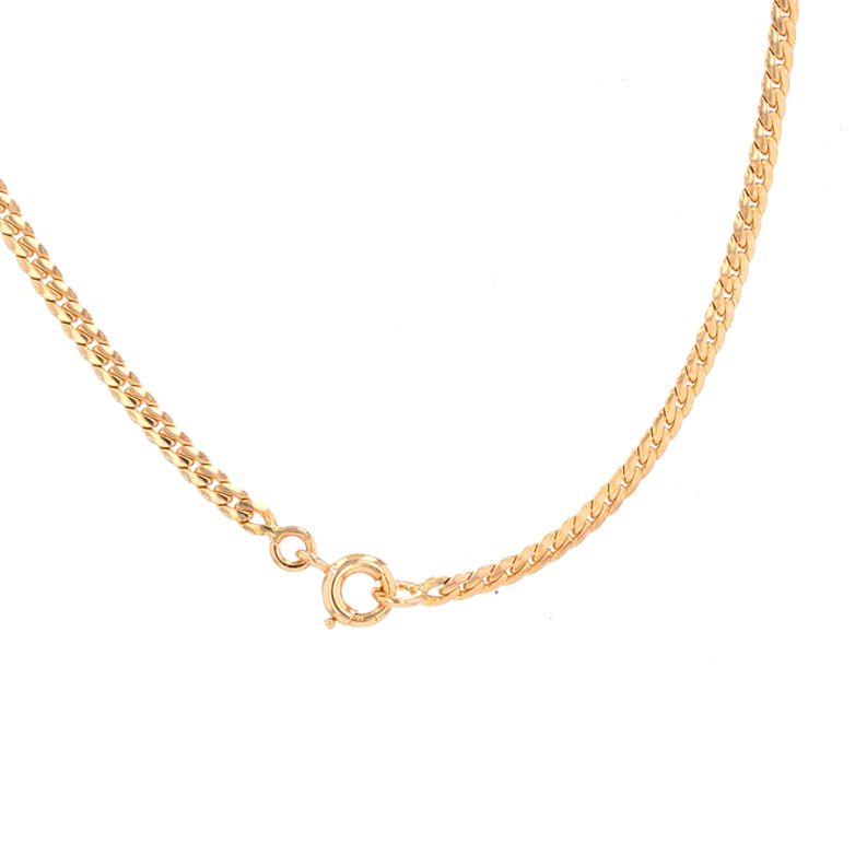 9.98g yellow gold curb chain
