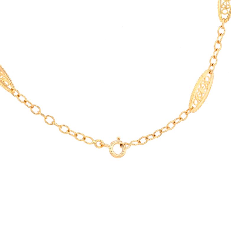 Mesh filigree necklace...