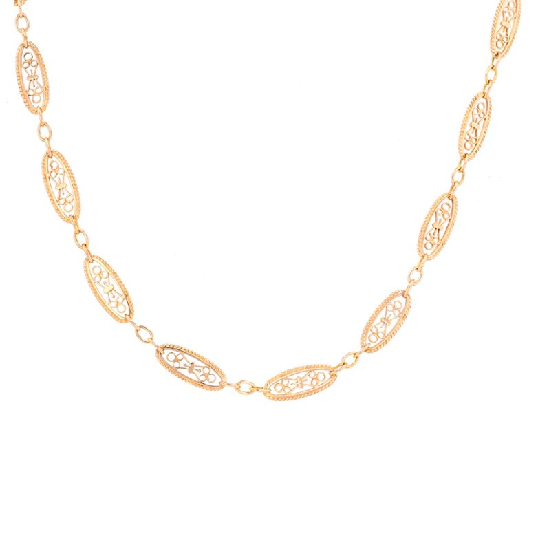 Mesh filigree necklace...