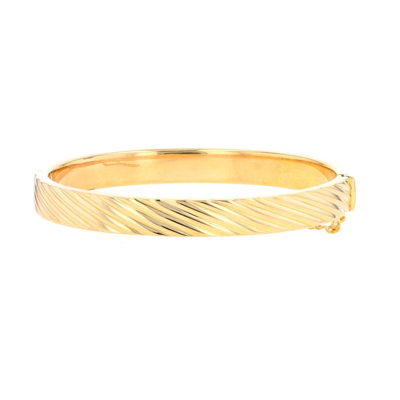 Oval yellow gold bracelet...