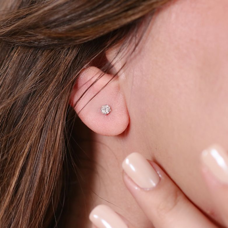 Earrings diamonds 0.29...
