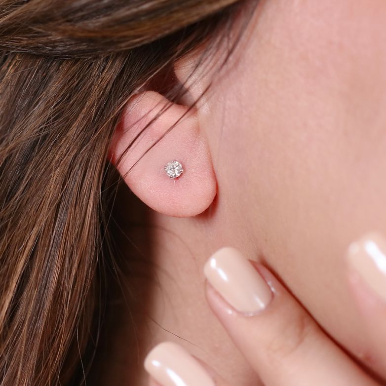 Earrings diamonds 0.28...
