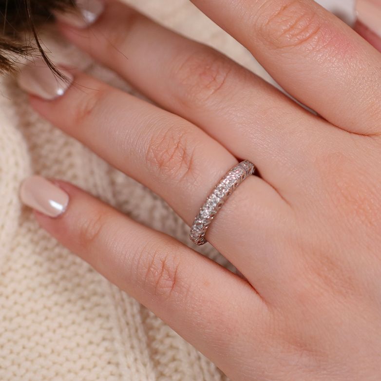 Wedding band full diamond...