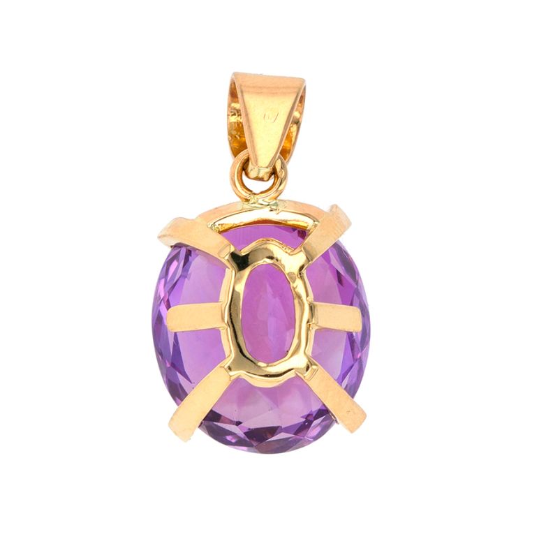 Amethyst Pendant, 16.12...