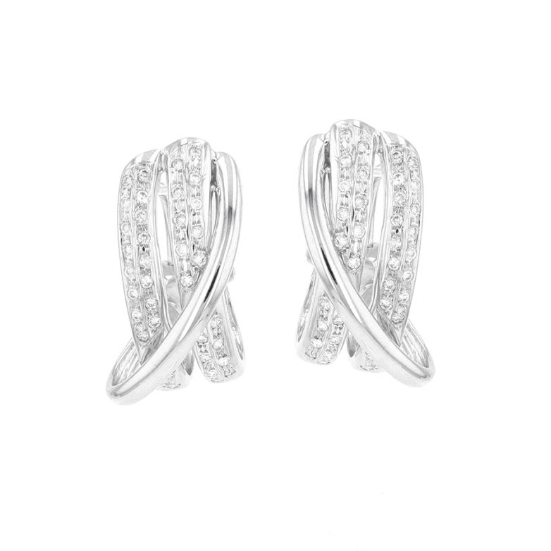 Earrings diamonds 0.37...