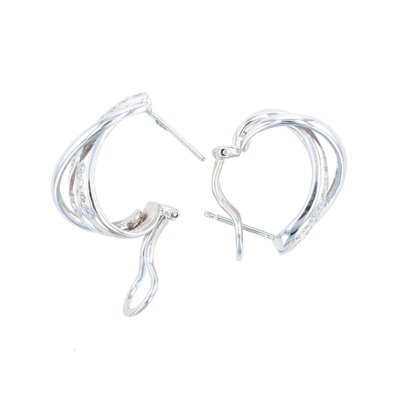 Earrings diamonds 0.37...