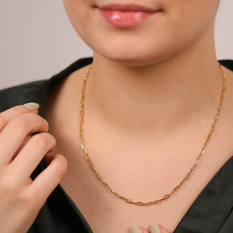 Yellow gold navy chain 9.01g