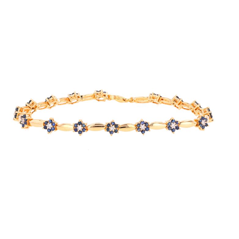 Flower bracelet sapphires...