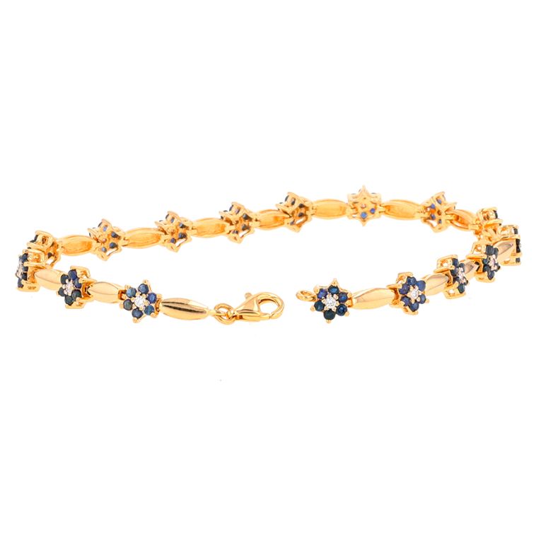 Flower bracelet sapphires...