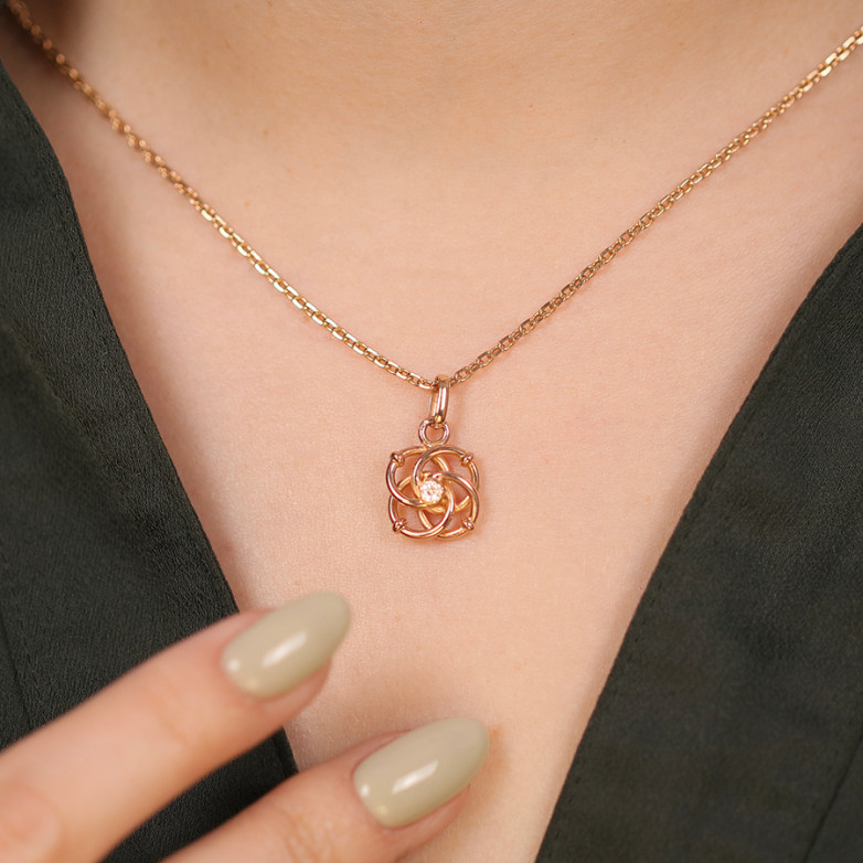 Vintage pendant diamond...