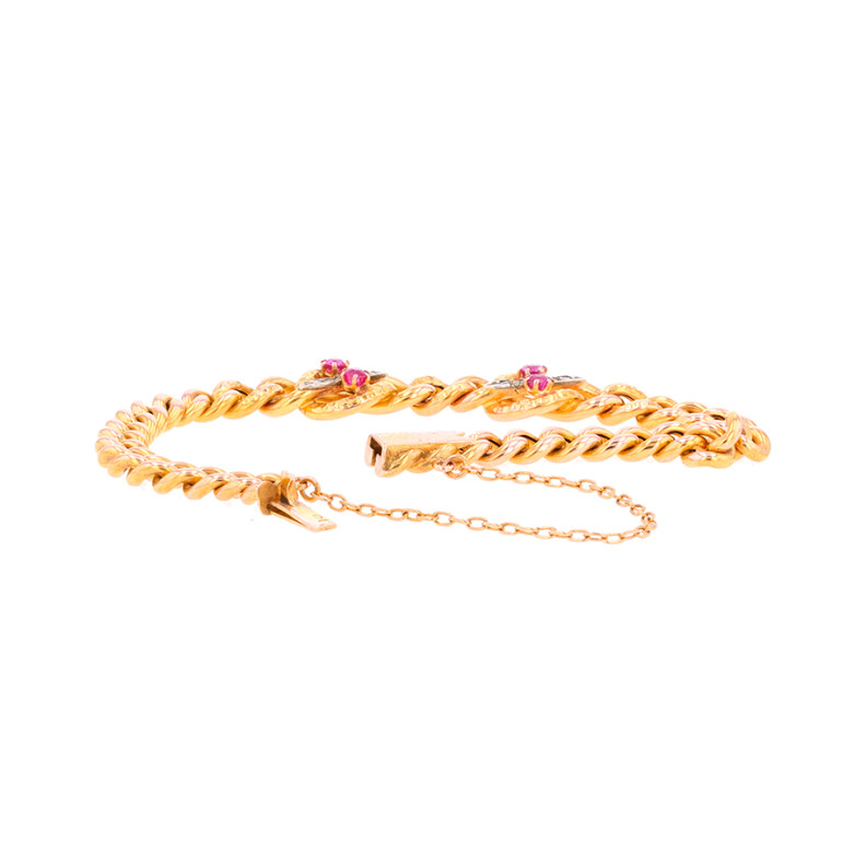 Vintage bracelet ruby 0.60...
