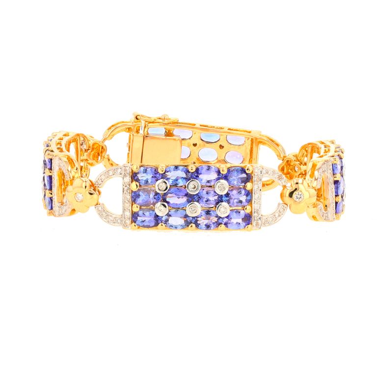 Tanzanite bracelet 17.76...