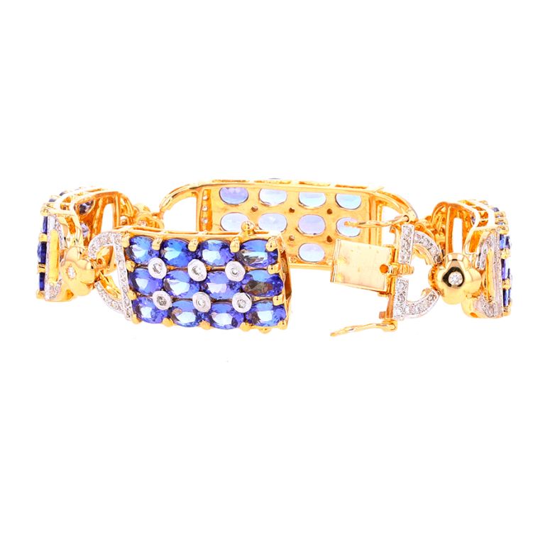 Tanzanite bracelet 17.76...