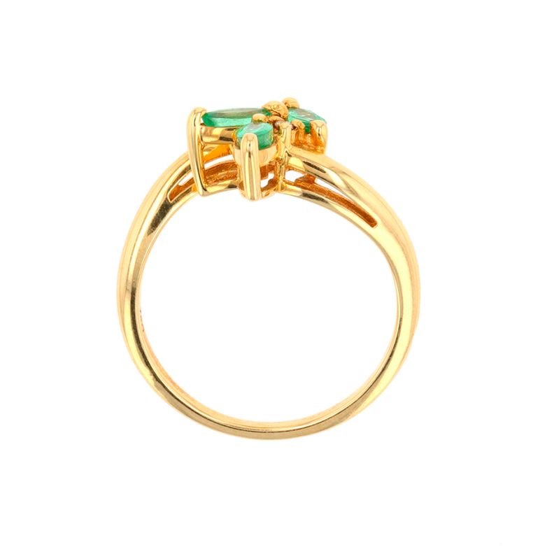 Ring emeralds 0.54 carat...