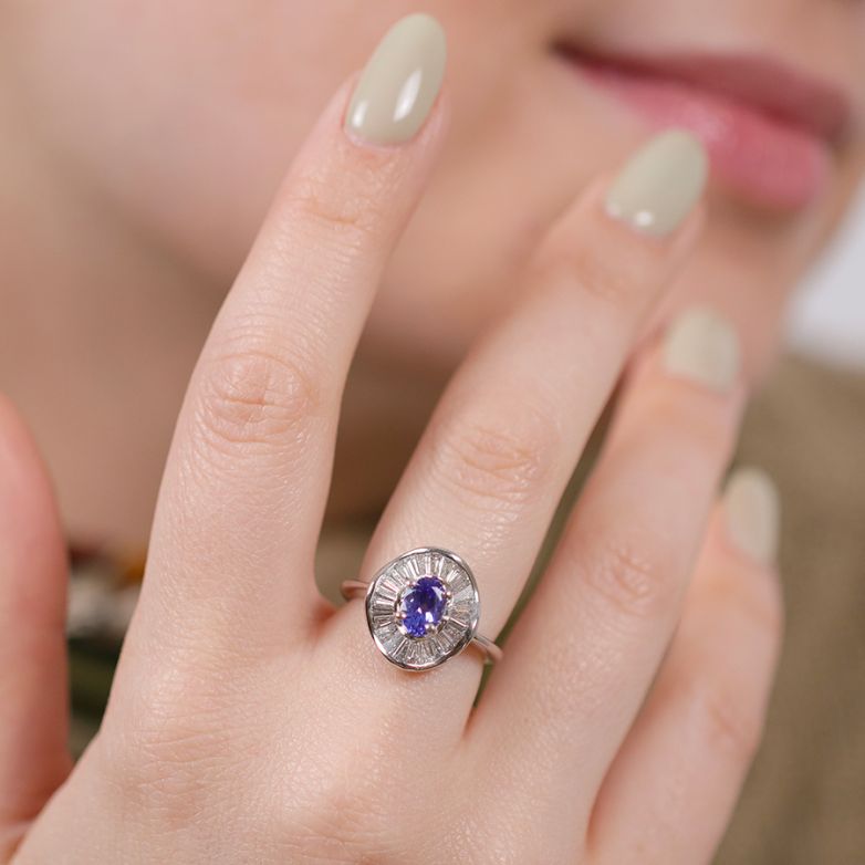 Tanzanite ring 0.81 carat...