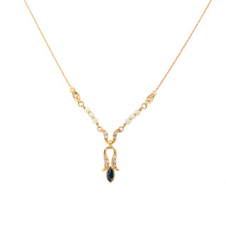 Necklace sapphire 0.23...