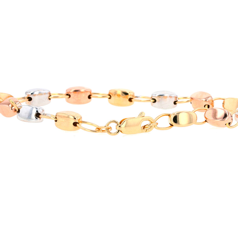 Yellow, pink and white gold...