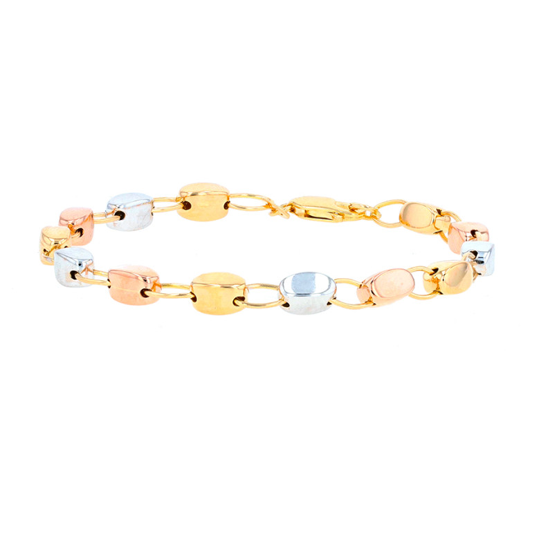 Yellow, pink and white gold...