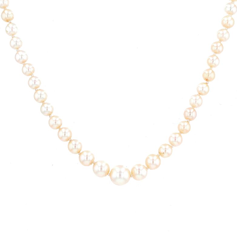 Collier de perles en chute...