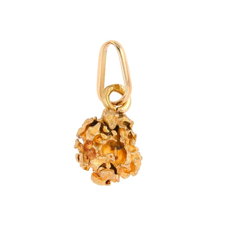 Nugget pendant yellow gold...