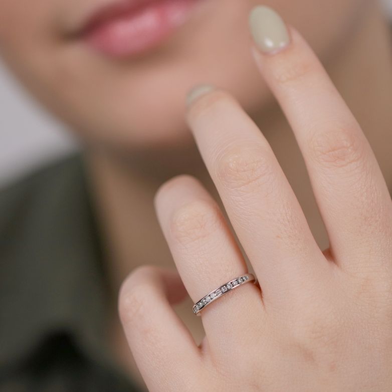Diamond wedding band 0.12...