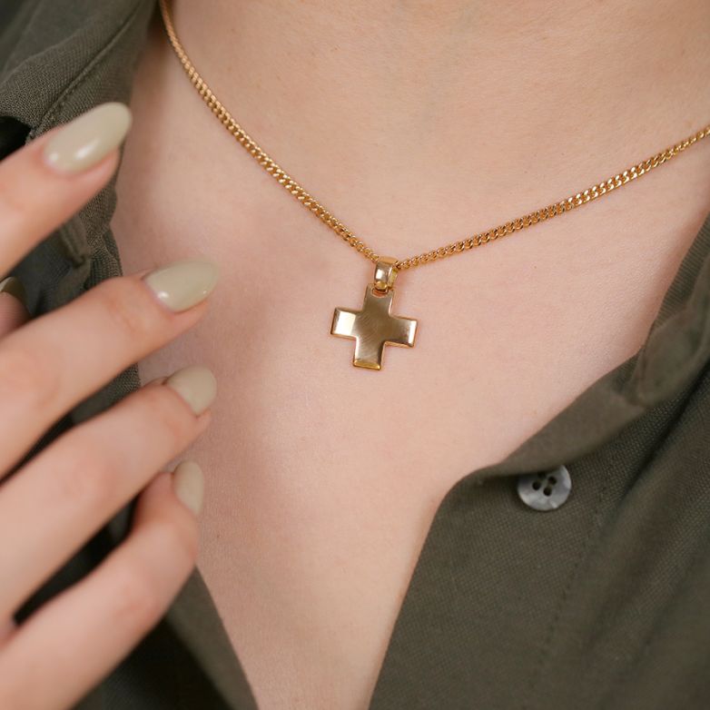 Yellow gold cross 3.74g