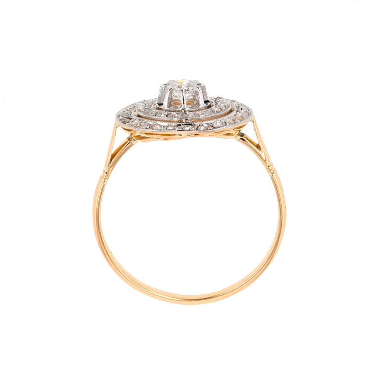 Vintage ring diamonds 0.15...