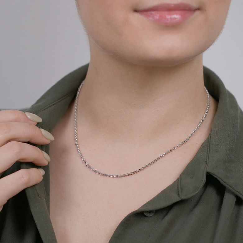 White gold forçat chain 7.06g