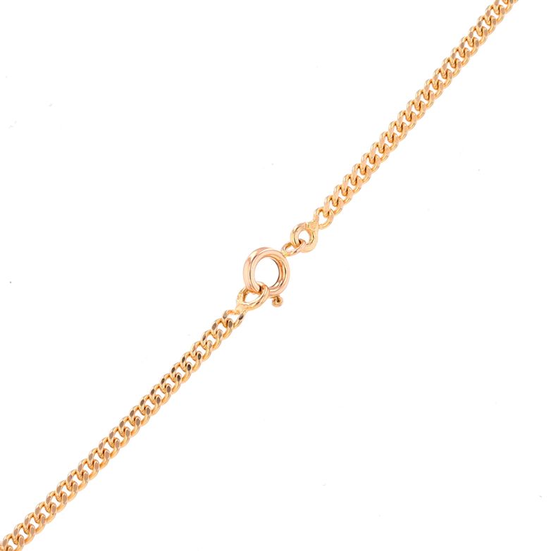 10.97g yellow gold curb chain