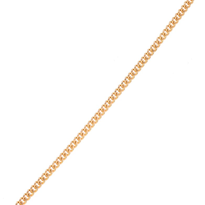 10.97g yellow gold curb chain