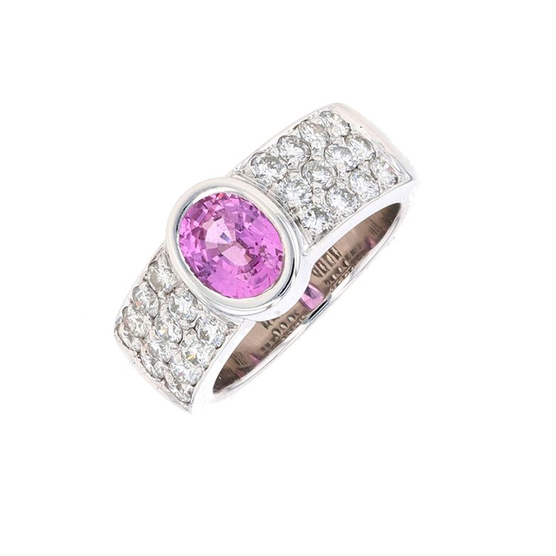 Ring pink sapphire 1.61...