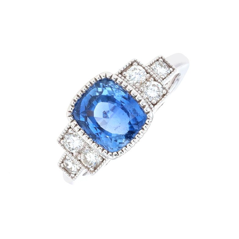 4.36 carat sapphire ring...