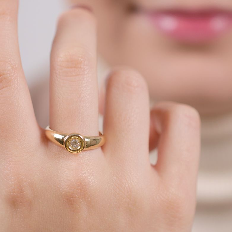 Diamond ring 0.16 carat...
