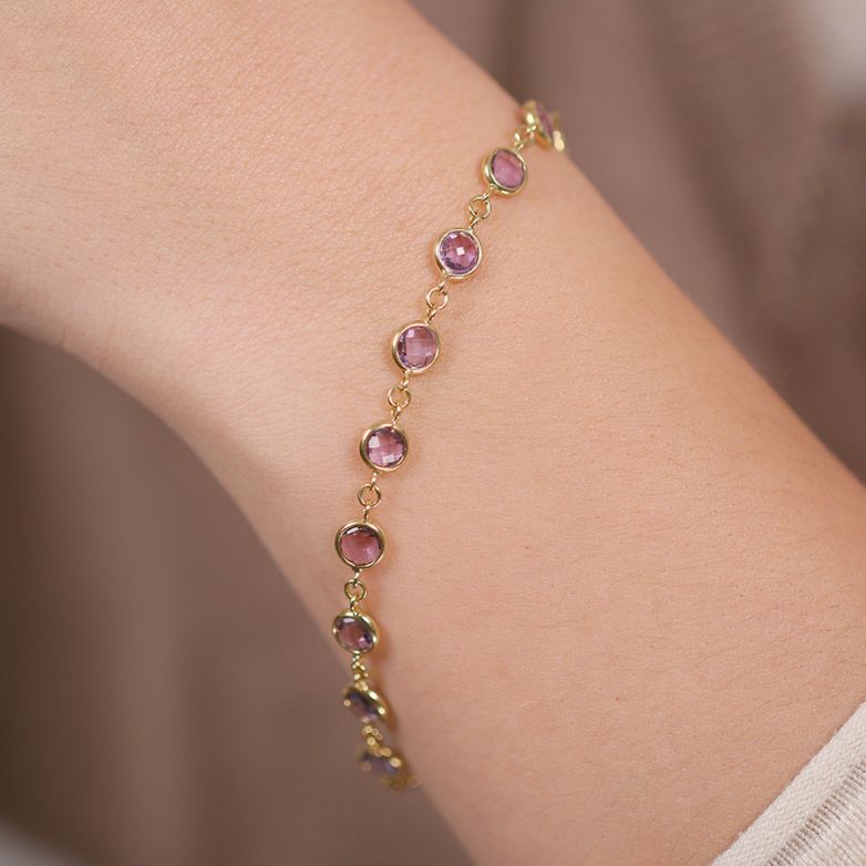 Amethyst bracelet 3.84...