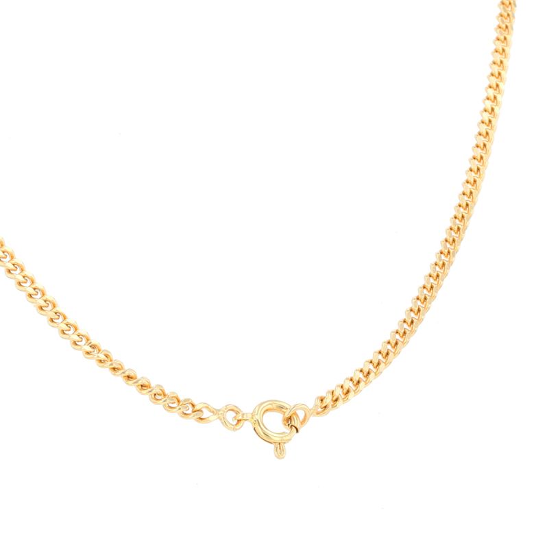 13.99g yellow gold curb chain