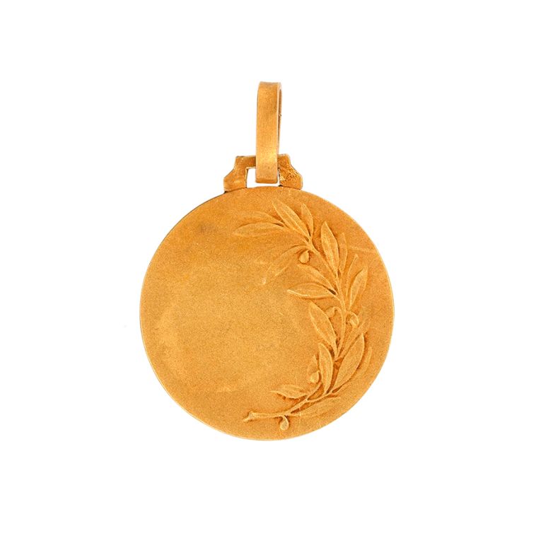 Jesus Christ medal yellow...