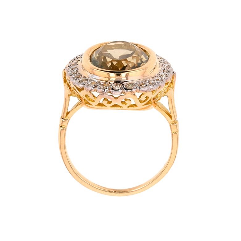 Ring citrine 4.14 carats...