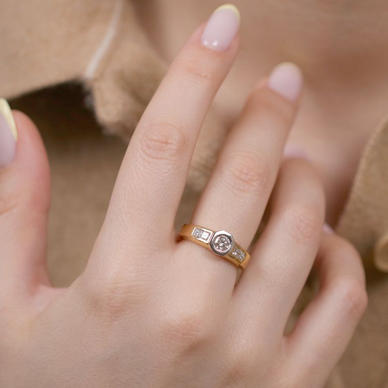 Diamond ring 0.75 carat 2...